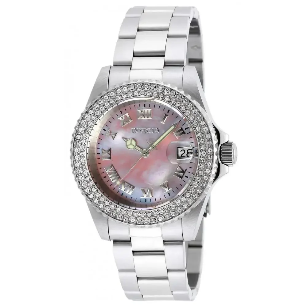 NWT Invicta 19874 Angel | 3-Hand | Pink | Women's Watch